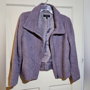 Talbots Purple Size 6 Wool, Alpaca, Mohair Jacket